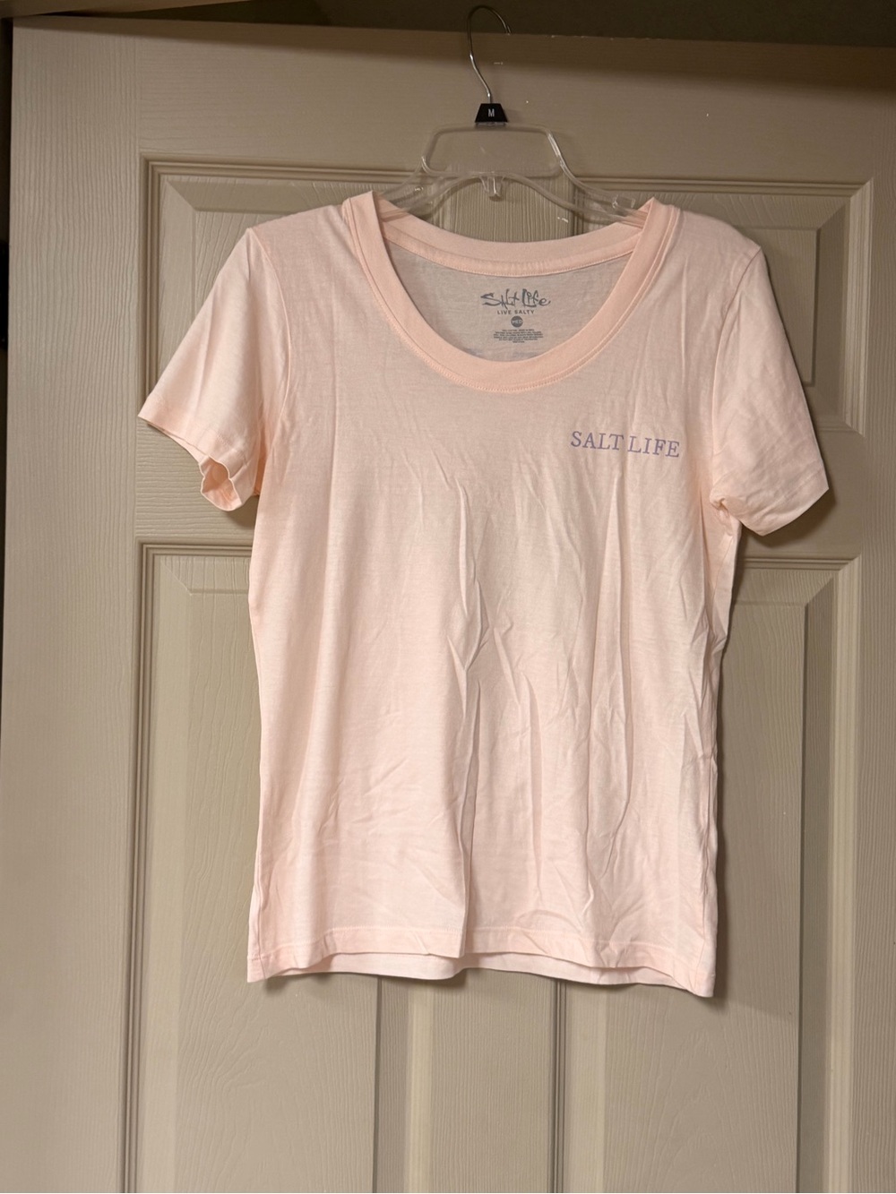 Salt Life Women’s Size Medium Light Pink Short Sleeve T-Shirt
